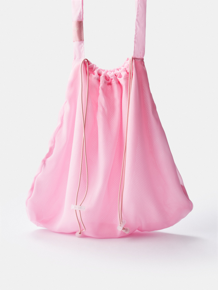 Сумка-шоппер SELA с патчем для девочек, розовый, арт. 45467