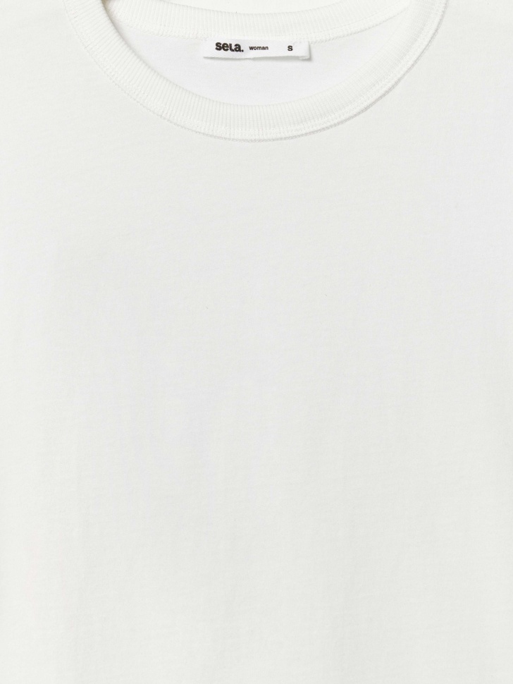 футболка мира оверсайз из хлопка спереди