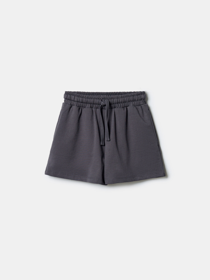 трикотажные базовые шорты для девочек, 2 шт. из россии вид сбоку