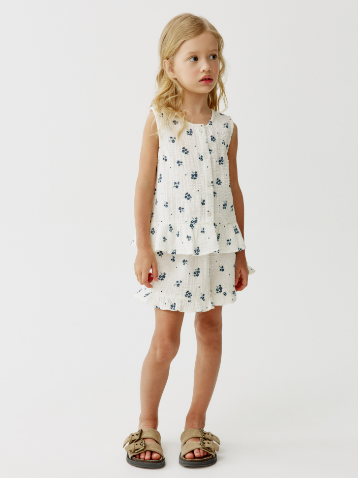 шорты из муслина с принтом для девочек 4610517656681 фотография