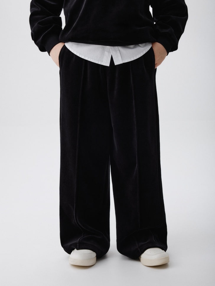 велюровые брюки baggy для мальчиков 4680798746104 по акции