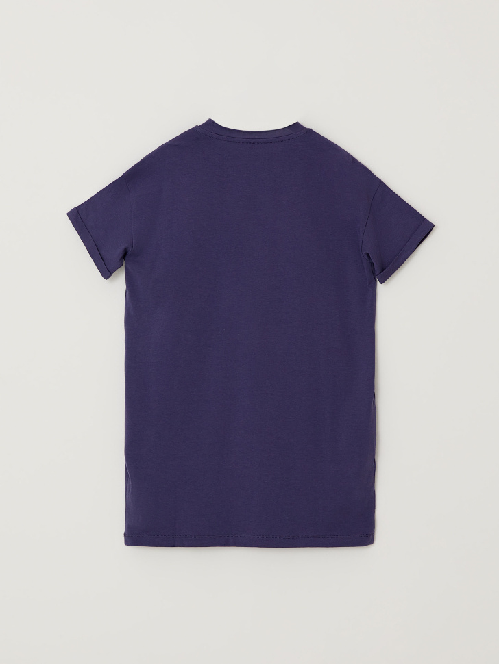 Ночная сорочка с принтом для девочек (синий, 146-152 (11-12 YEARS)) sela 4680129125516 - фото 3