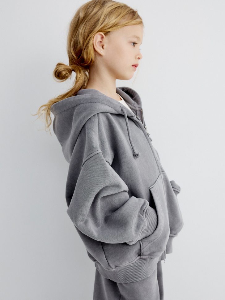 толстовка на молнии с принтом для девочек 4680798537580 с промокодом