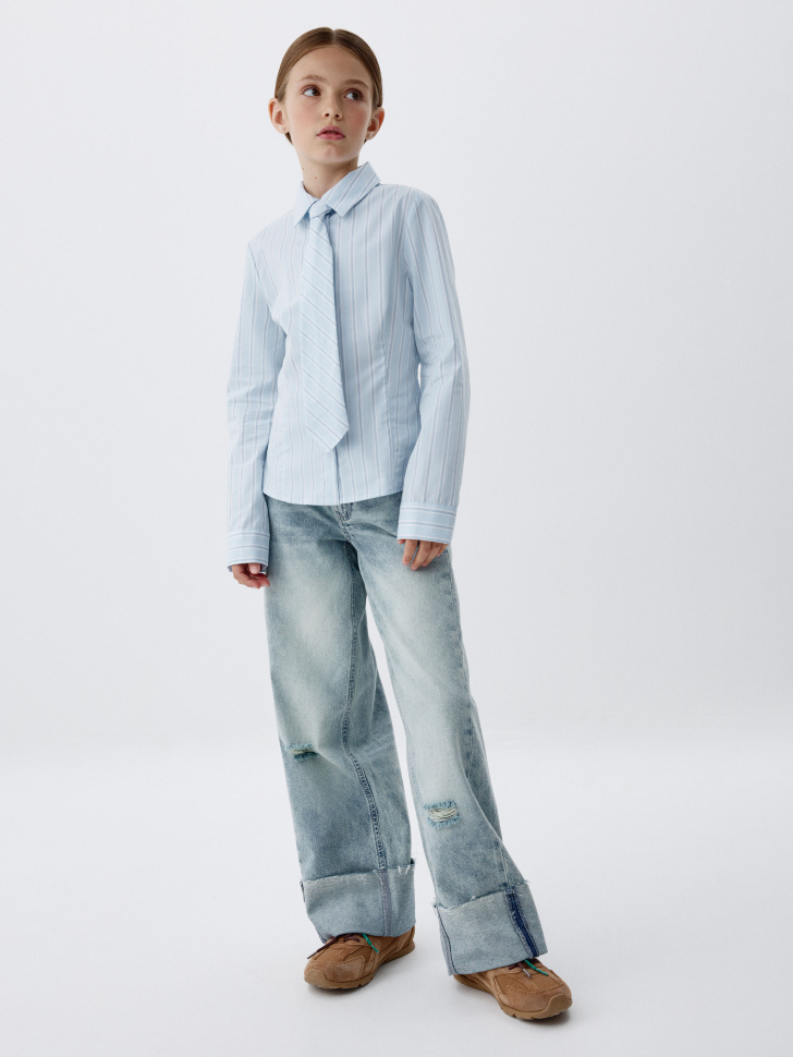 рубашка с галстуком для девочек 4680798615134 по акции