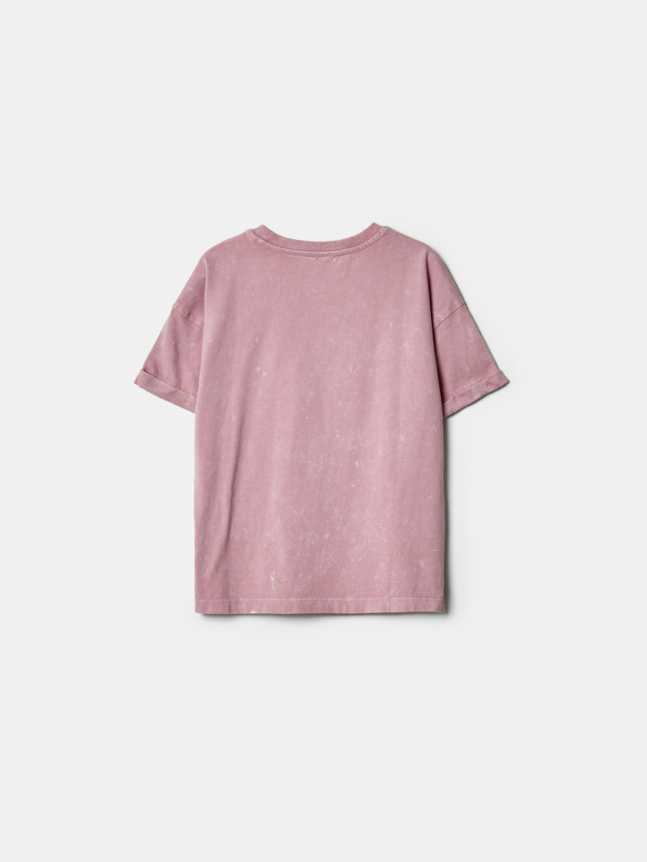 футболка с принтом для девочек из россии вид сбоку