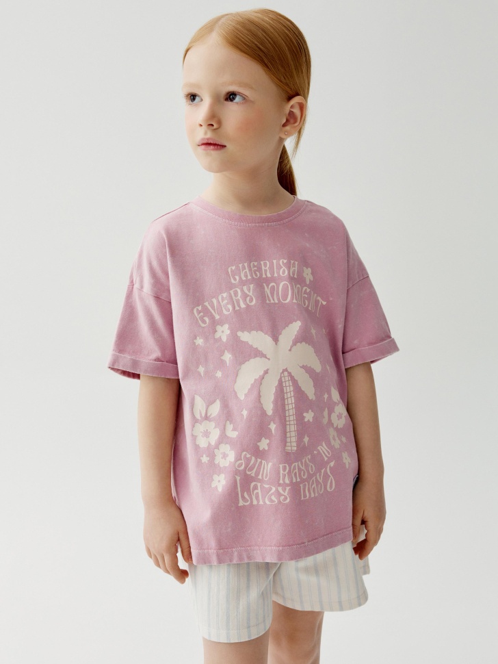 футболка с принтом для девочек 4680704799644 фотография
