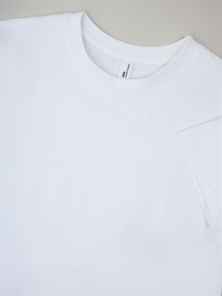 Базовая белая футболка детская - фото 3