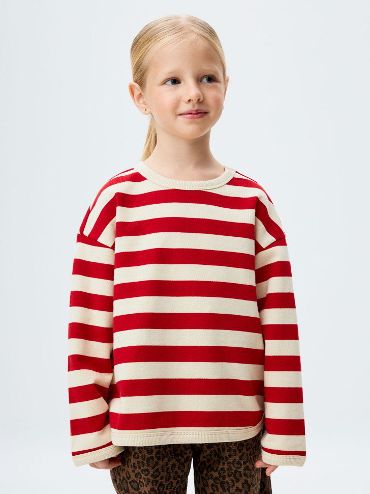 

Свитшот в полоску для девочек