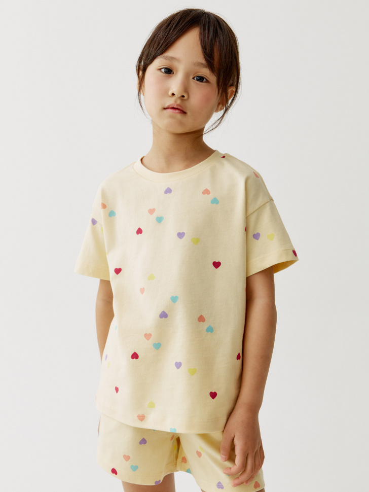 футболка с принтом для девочек 4610517999368 фотография