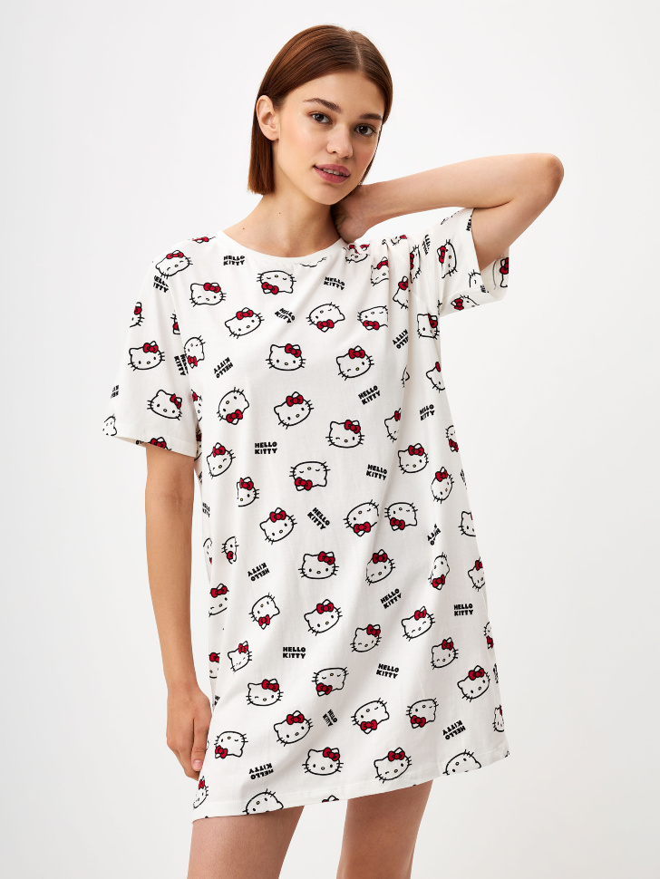 

Ночная сорочка с принтом Hello Kitty