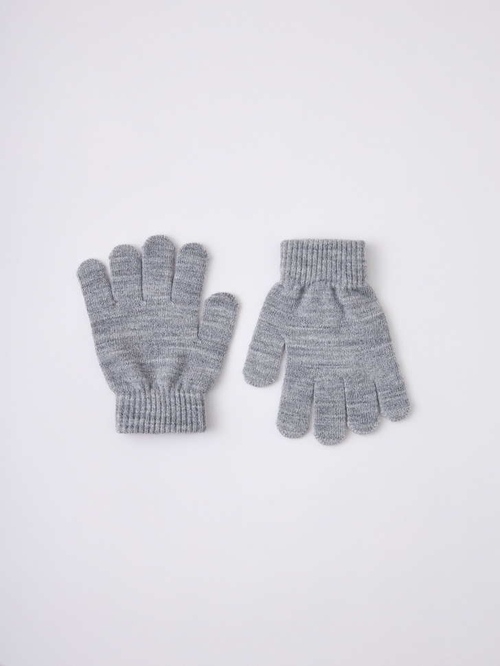 Базовые перчатки для девочек (серый, 9-12 ЛЕТ)