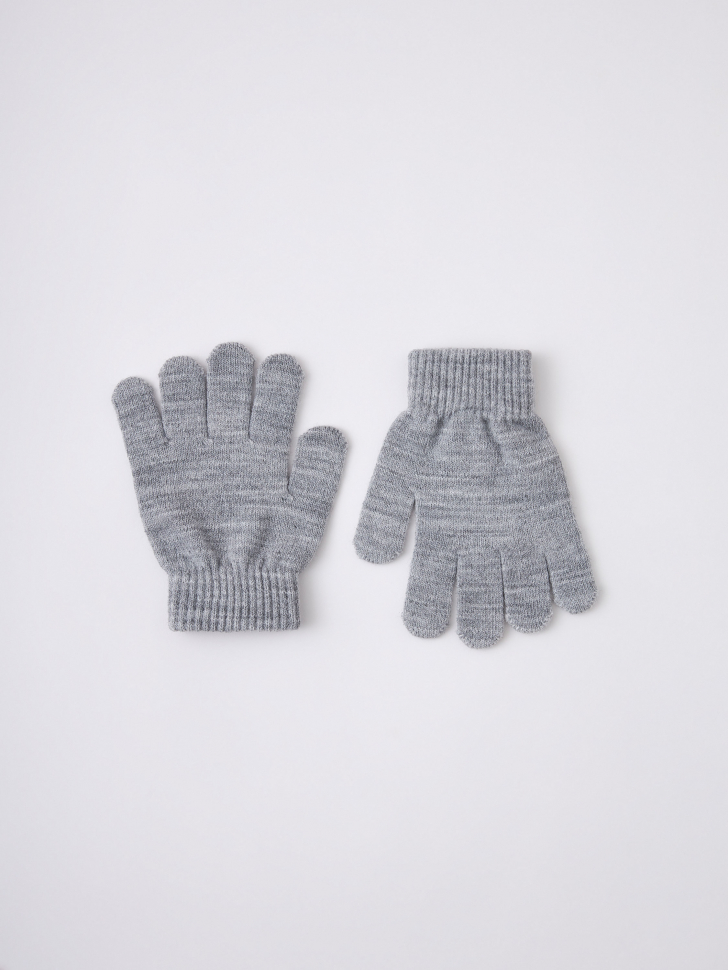 Базовые перчатки для девочек (серый, 9-12 ЛЕТ)