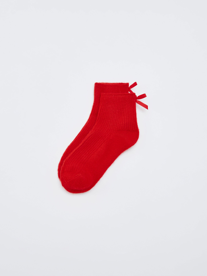 пушистые носки с бантиком 4610517382863 купить с доставкой