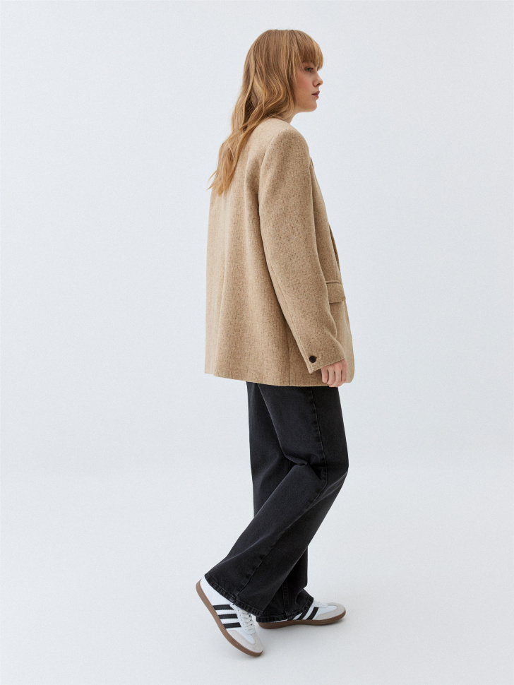 Джинсы 411 WIDE LEG из органического хлопка. Фото №2
