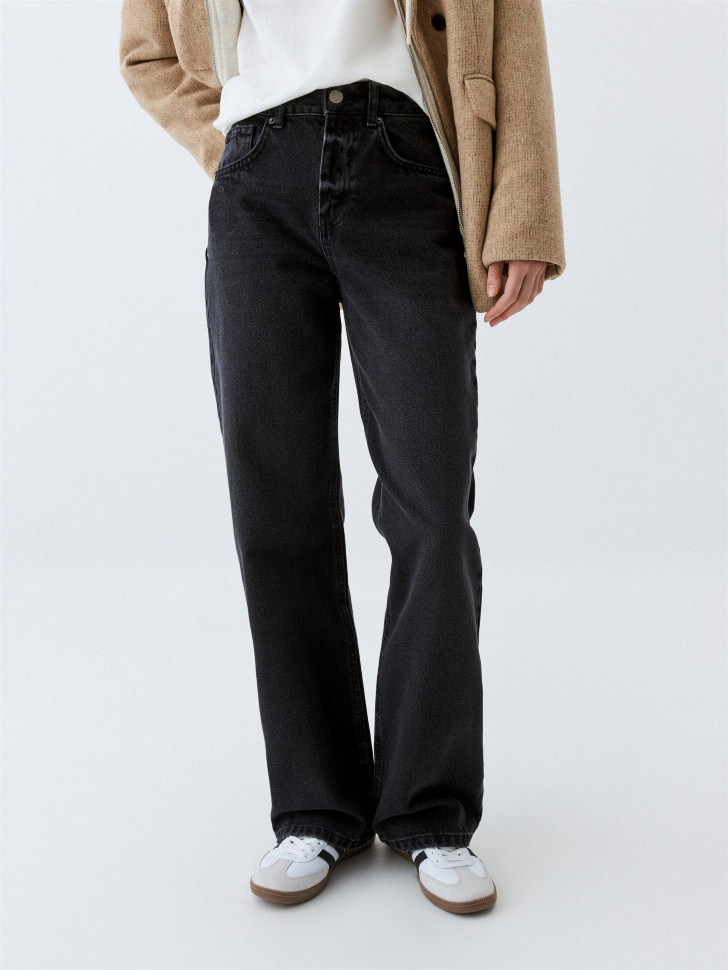Джинсы 411 WIDE LEG из органического хлопка. Фото №3