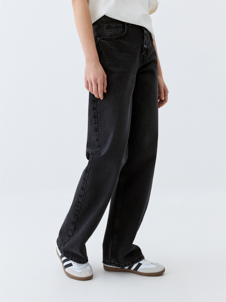 Джинсы 411 WIDE LEG из органического хлопка. Фото №4