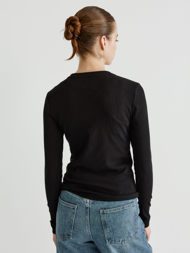 базовый лонгслив в рубчик 4610517131287 с промокодом