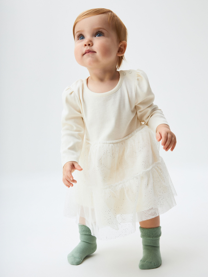 Платье с юбкой из сетки для малышей - фото 1