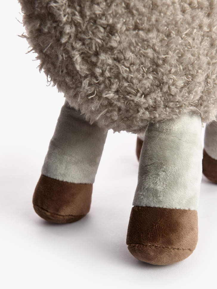 мягкая игрушка «овечка» для детей из россии вид сбоку