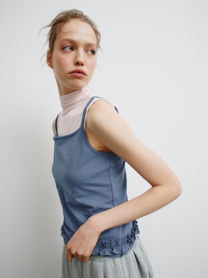 

Топ с оборкой из линейки SELA Young, SL6803210208