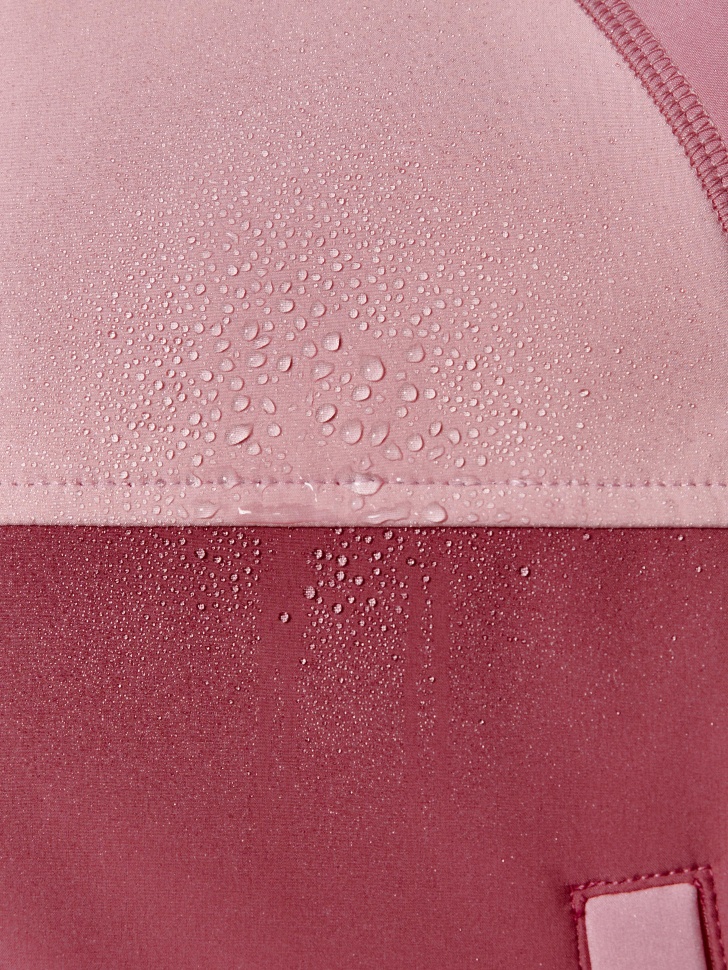 ветровка softshell на флисе для девочек из флиса спереди