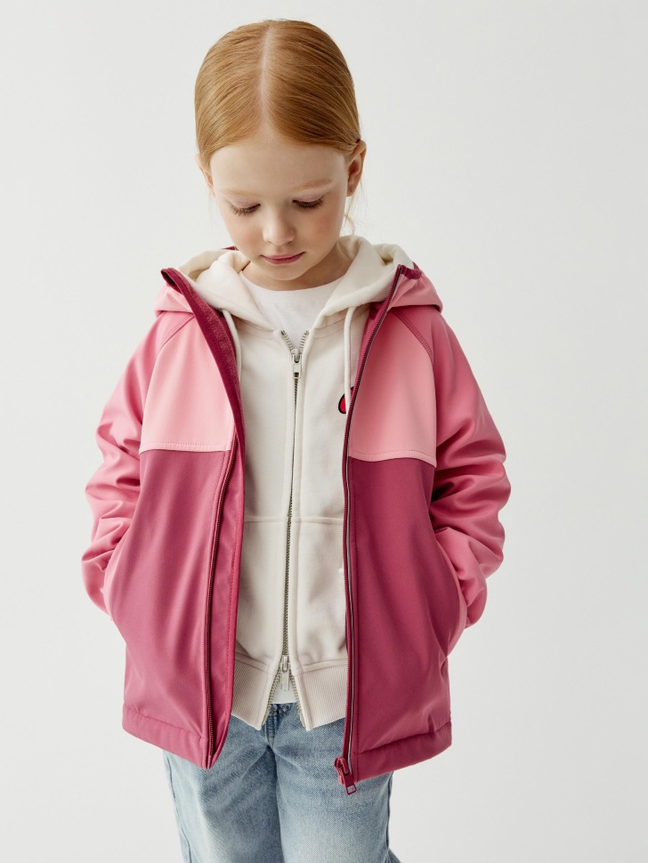 ветровка softshell на флисе для девочек 4610517381538 фотография