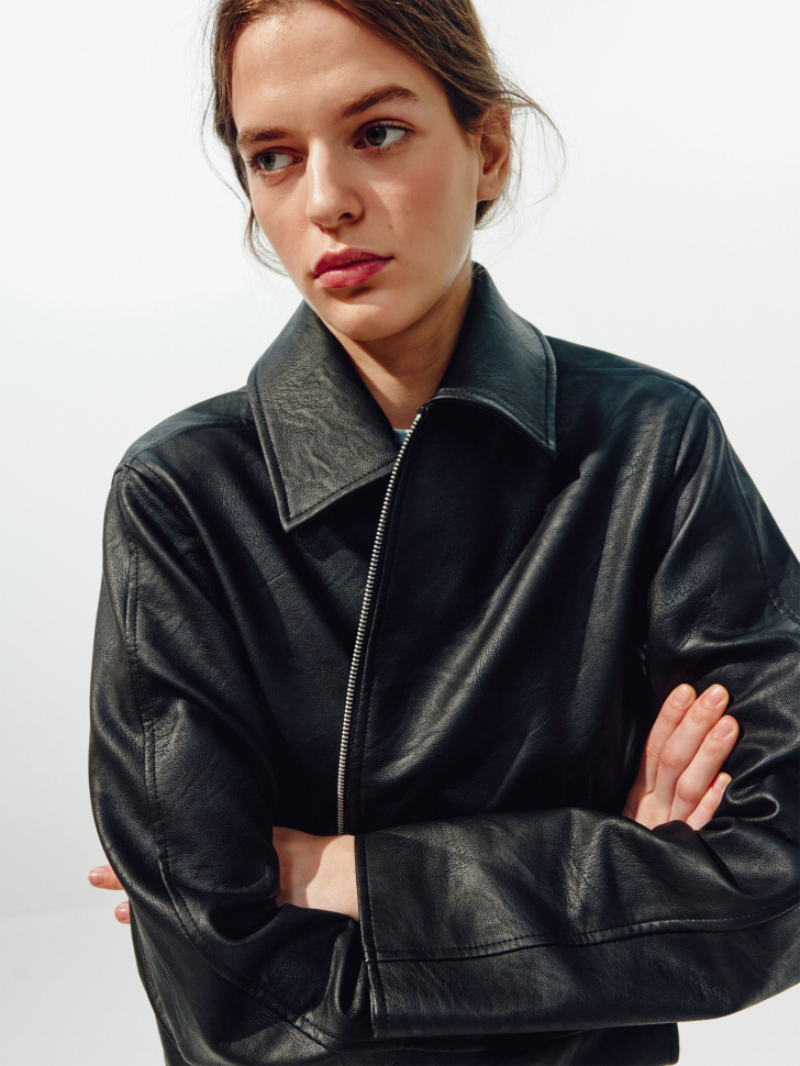 

Короткая куртка из экокожи из линейки SELA Young, SL6804211103