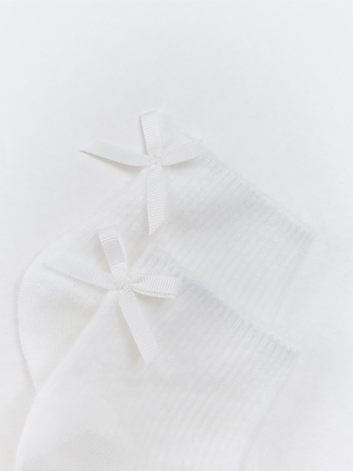 пушистые носки с бантиком 4610517382849 по акции