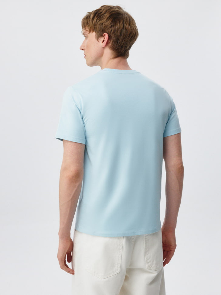 футболка slim fit базовая 4680798085180 в интернет магазине