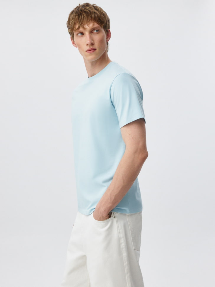 футболка slim fit базовая 4680798085180 купить с доставкой