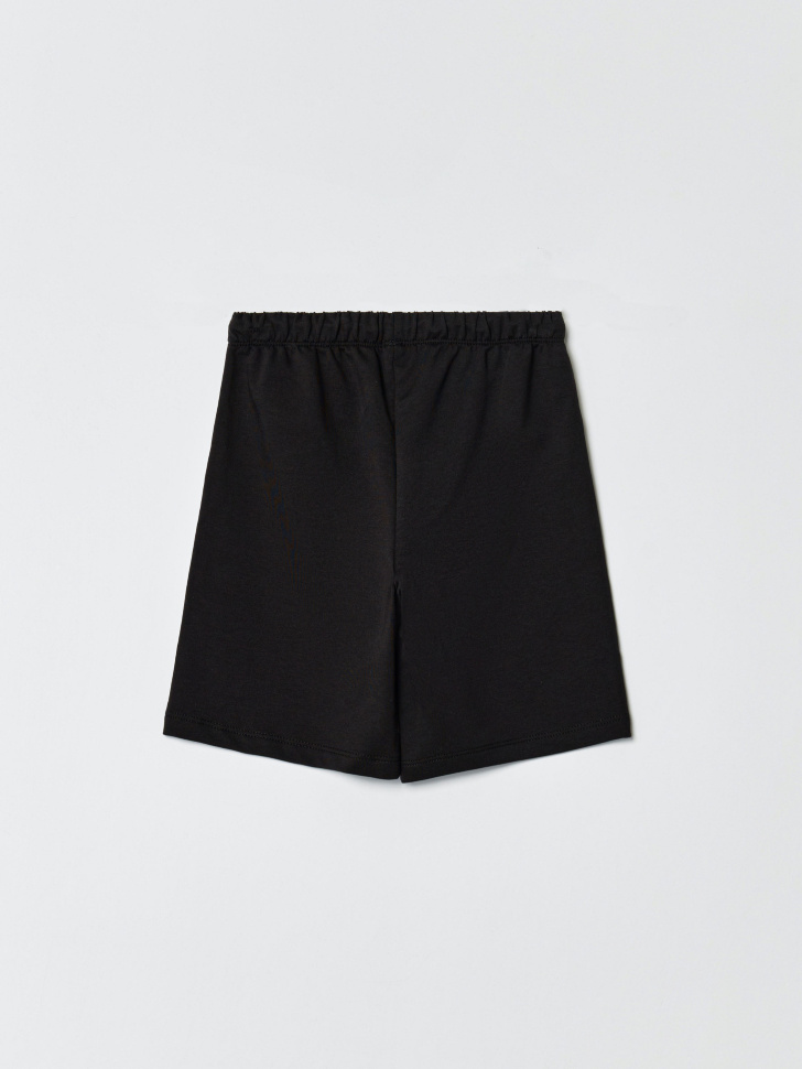 базовые трикотажные шорты детские от бренда sela вид слева