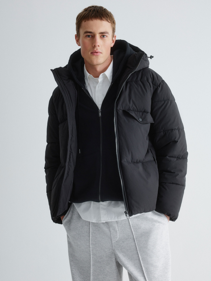 стеганая утепленная куртка оверсайз 4610517051653 фотография