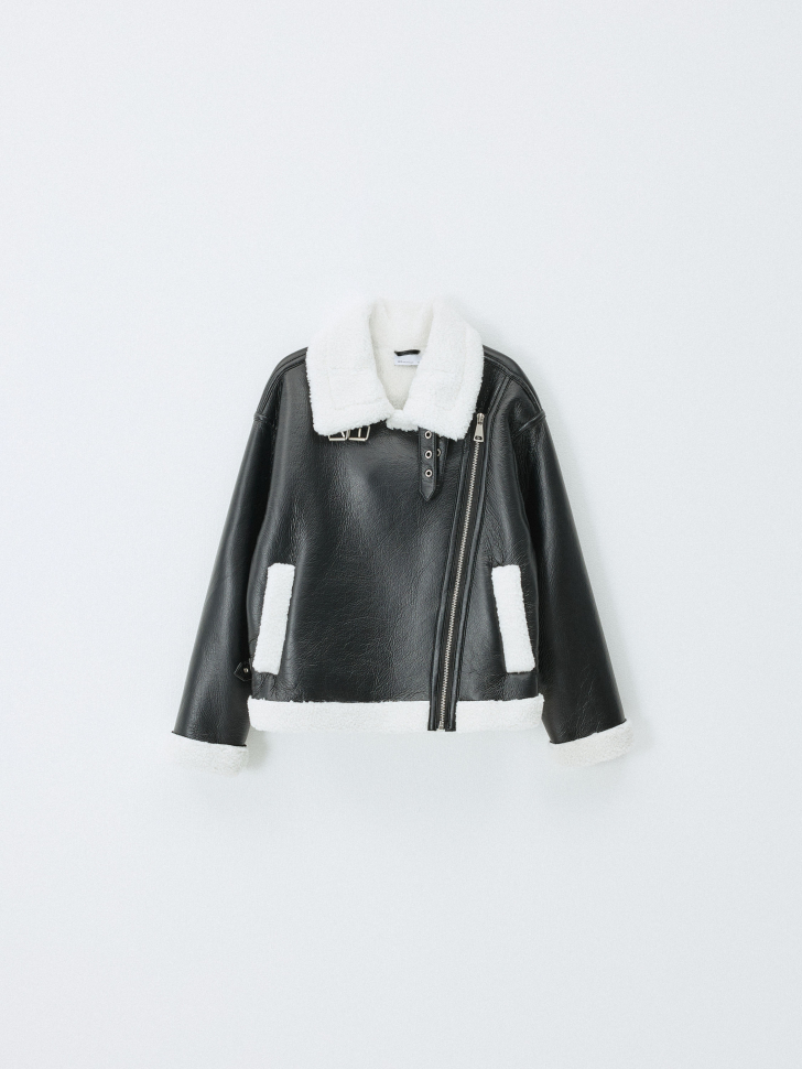 

Дубленка из искусственной кожи для девочек