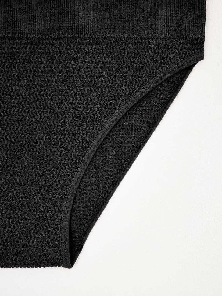 Бесшовные трусы бикини с высокой посадкой