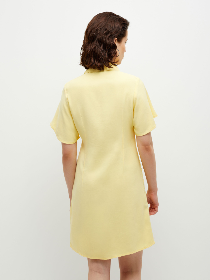 Платье-рубашка (желтый, M) от Sela