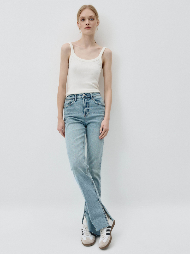 Джинсы 426 SLIM FIT с разрезами
