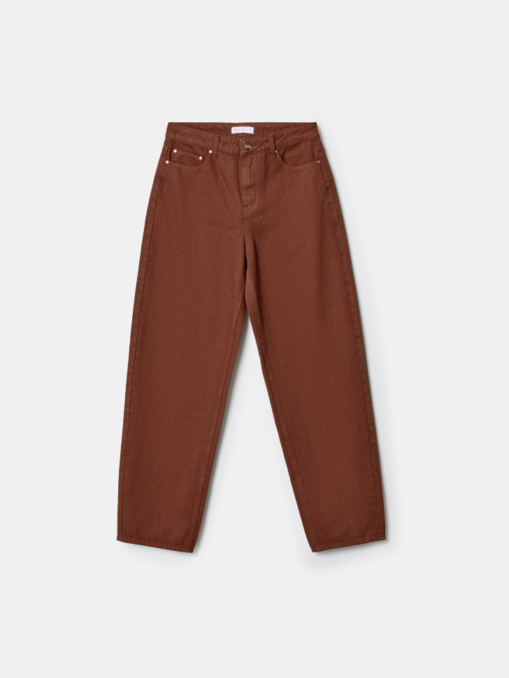 Прямые джинсы Sela Young, коричневый, арт. 42976