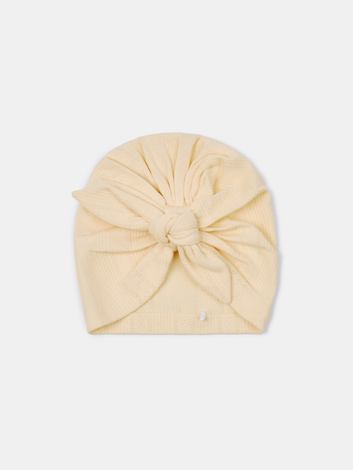 набор из 2 трикотажных шапок с узелком для малышей по цене 899 руб вид справа