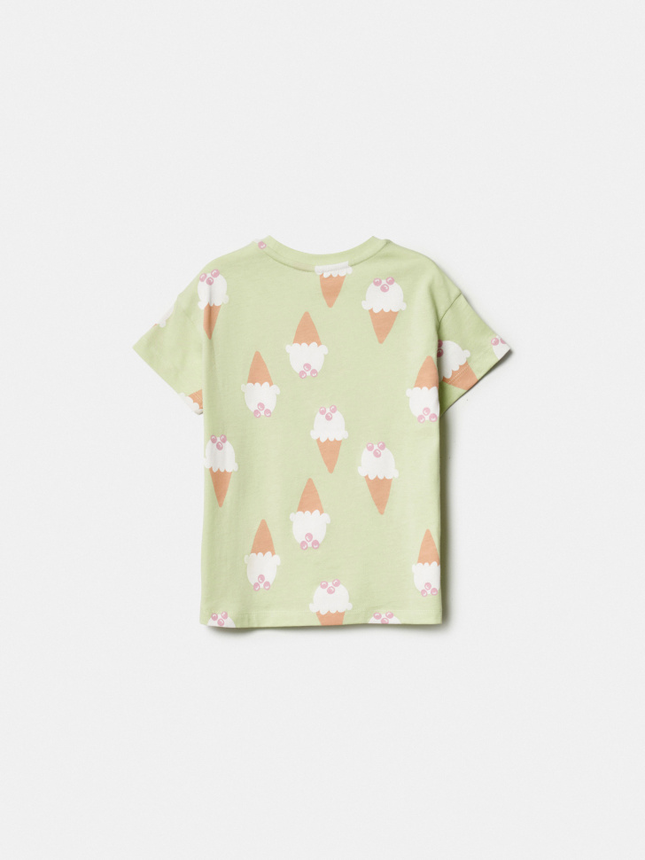 футболка с принтом для девочек из россии вид сбоку