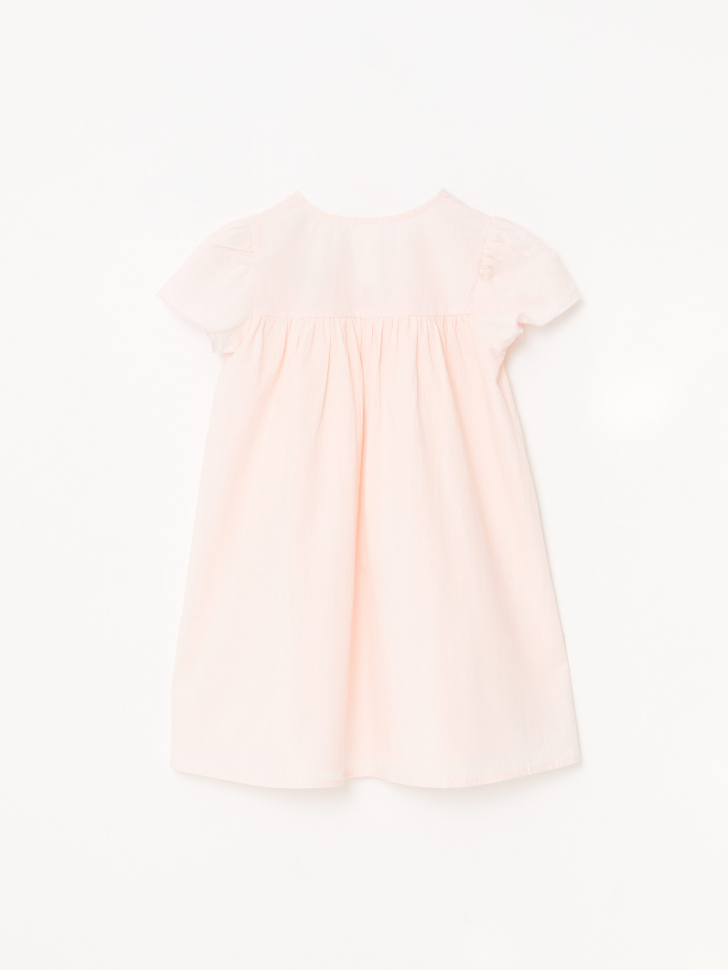 Домашнее платье с вышивкой для девочек (розовый, 92-98 (2-3 YEARS)) sela 4603375771702 - фото 4