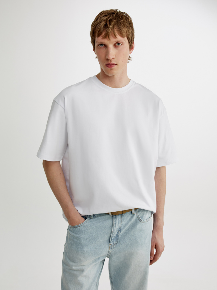 Футболка Sela Макс оверсайз, белый, арт. 54747