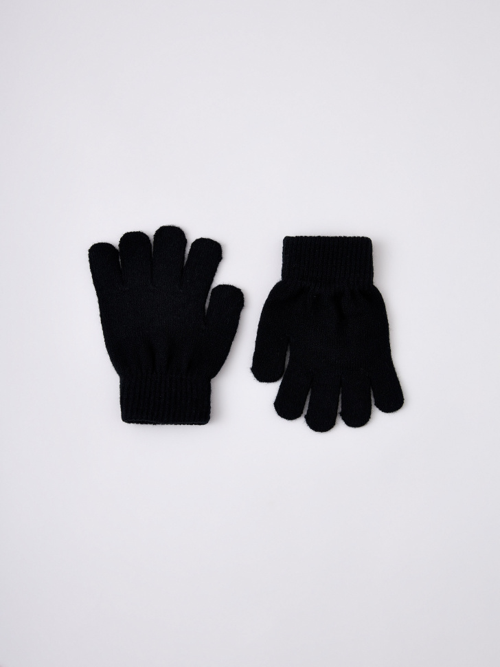 Базовые перчатки для девочек (черный, 5-8 YEARS)
