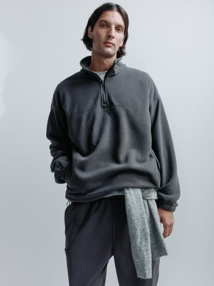 флисовая толстовка oversize fit 4680798499956 фотография