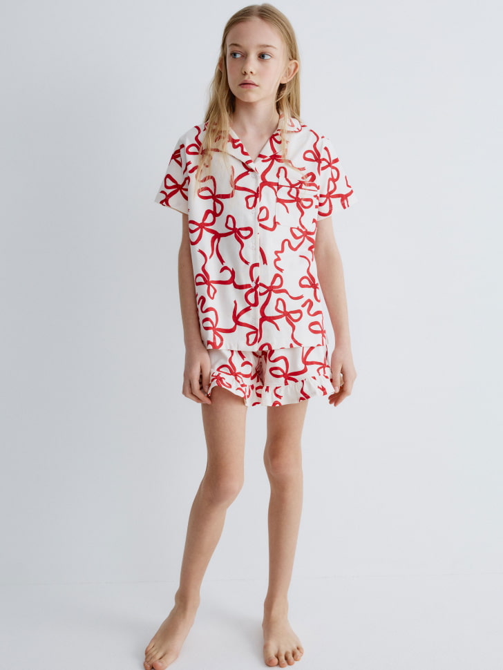 пижама с принтом для девочек 4680798782409 по акции