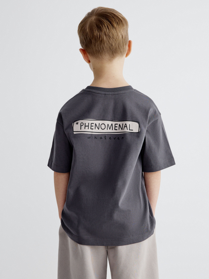 Футболка оверсайз Sela с принтом, арт. 34348