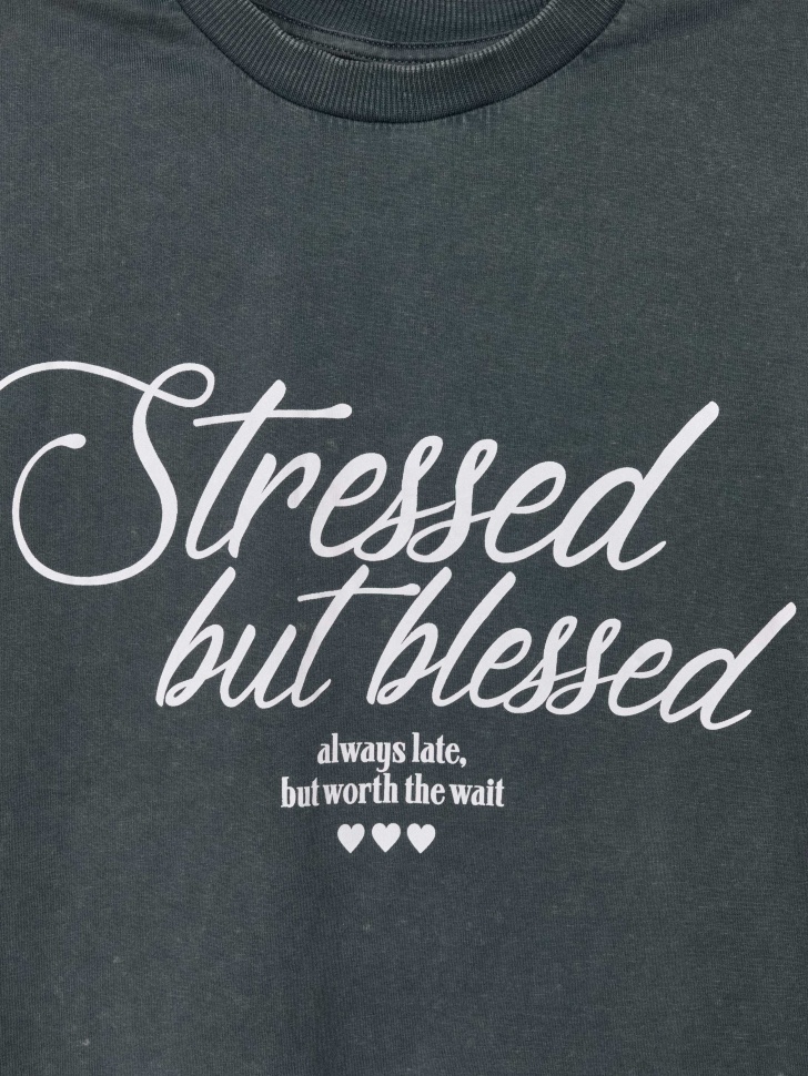 футболка оверсайз с принтом для девочек 4680798535883 в интернет магазине