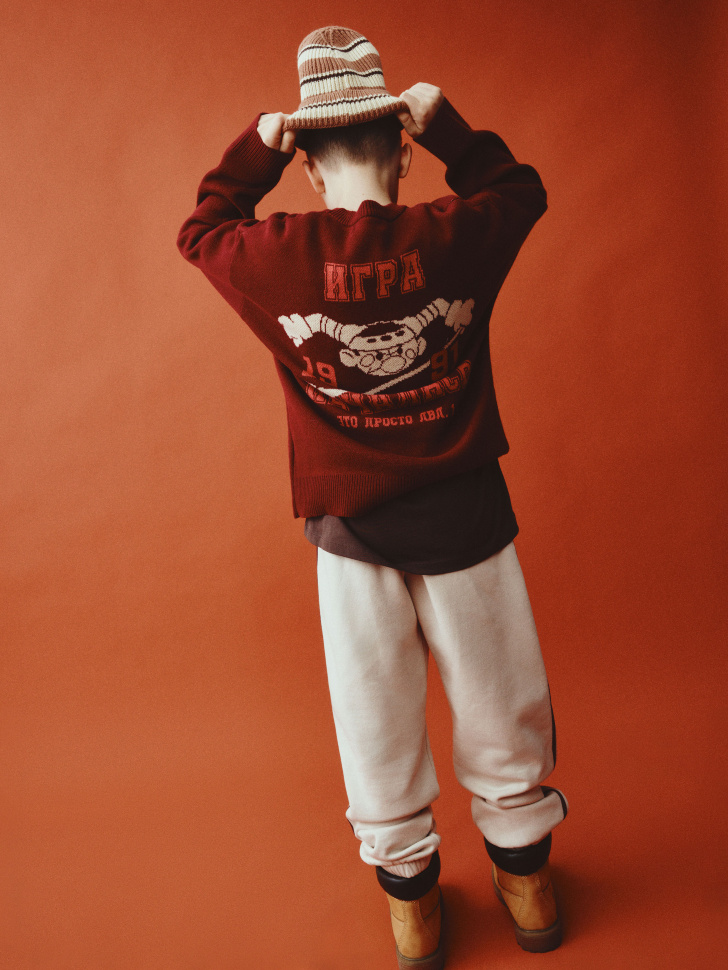 Вязаный джемпер SELA x Союзмультфильм, арт. 35109