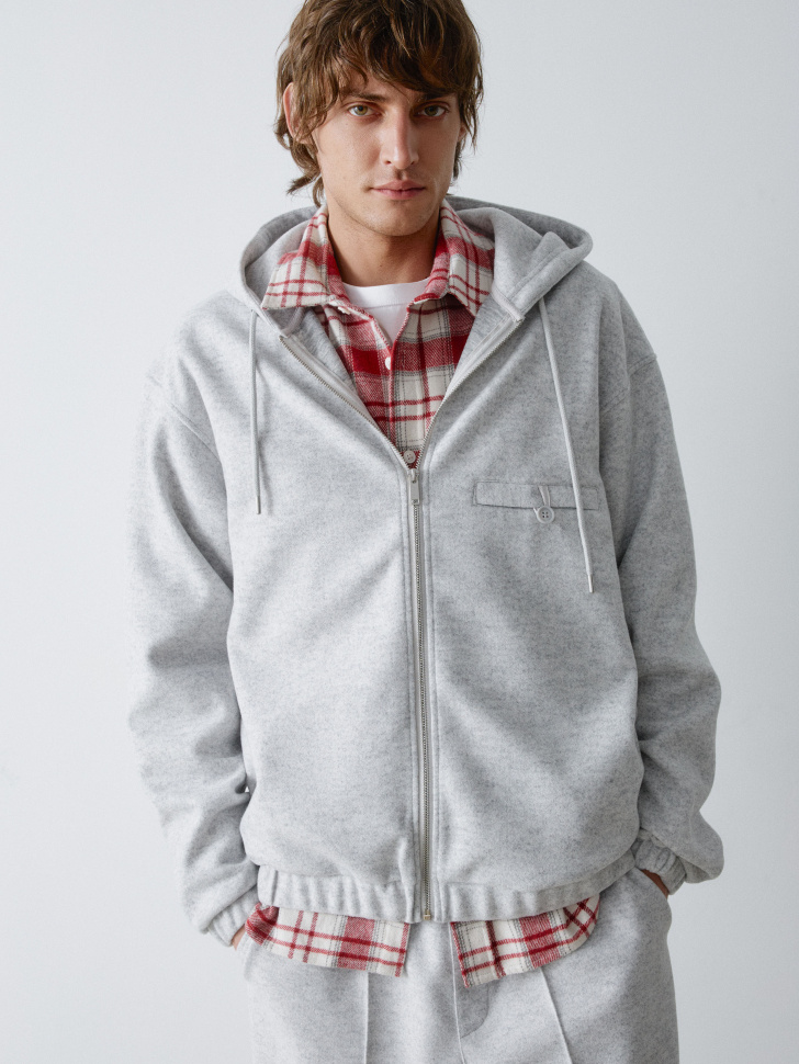 толстовка оверсайз на молнии 4610517244239 фотография