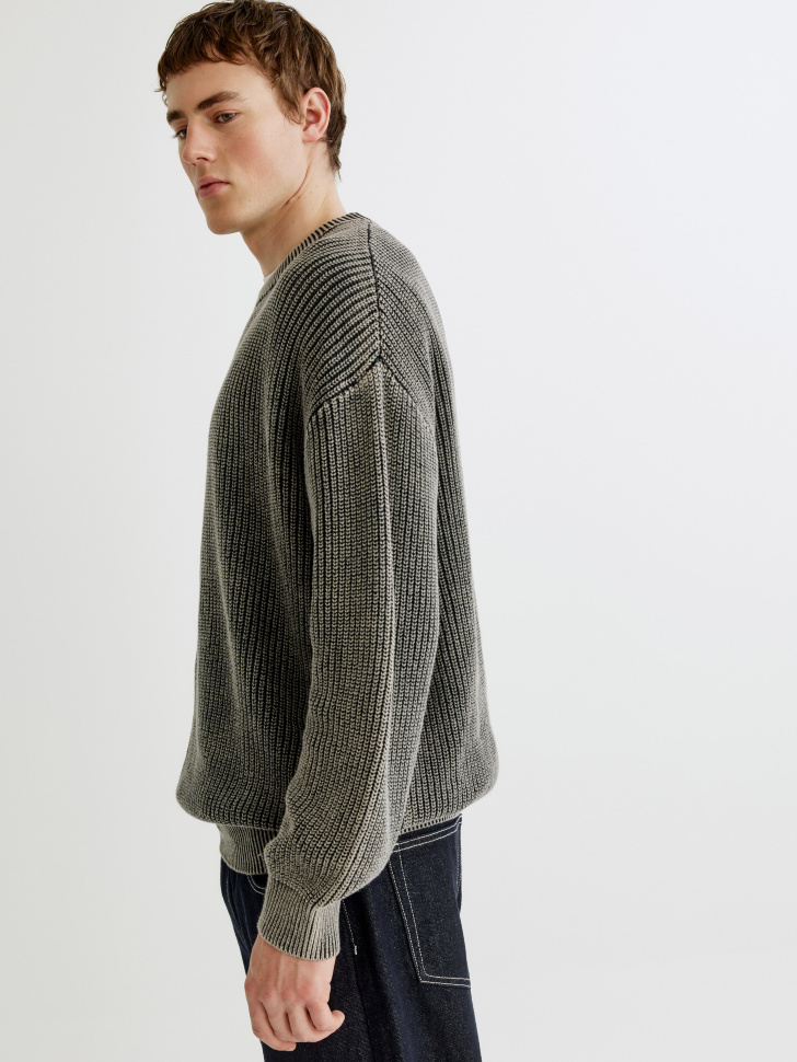 вязаный джемпер с эффектом стирки по цене 3799 руб вид справа