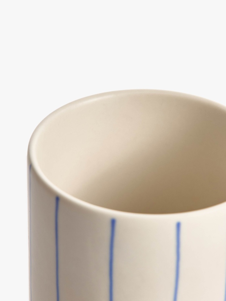 банка для хранения из каменной керамики с крышкой по цене 1399 руб вид справа